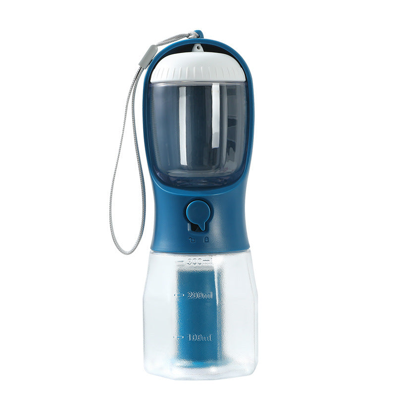 Indigo — "3-in-1 Pet Water Bottle in Indigo – portable pet hydration bottle with filter"