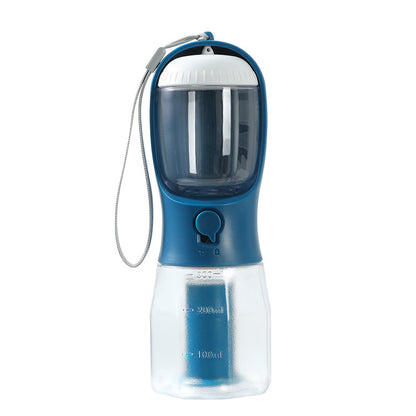 Indigo — "3-in-1 Pet Water Bottle in Indigo – portable pet hydration bottle with filter"